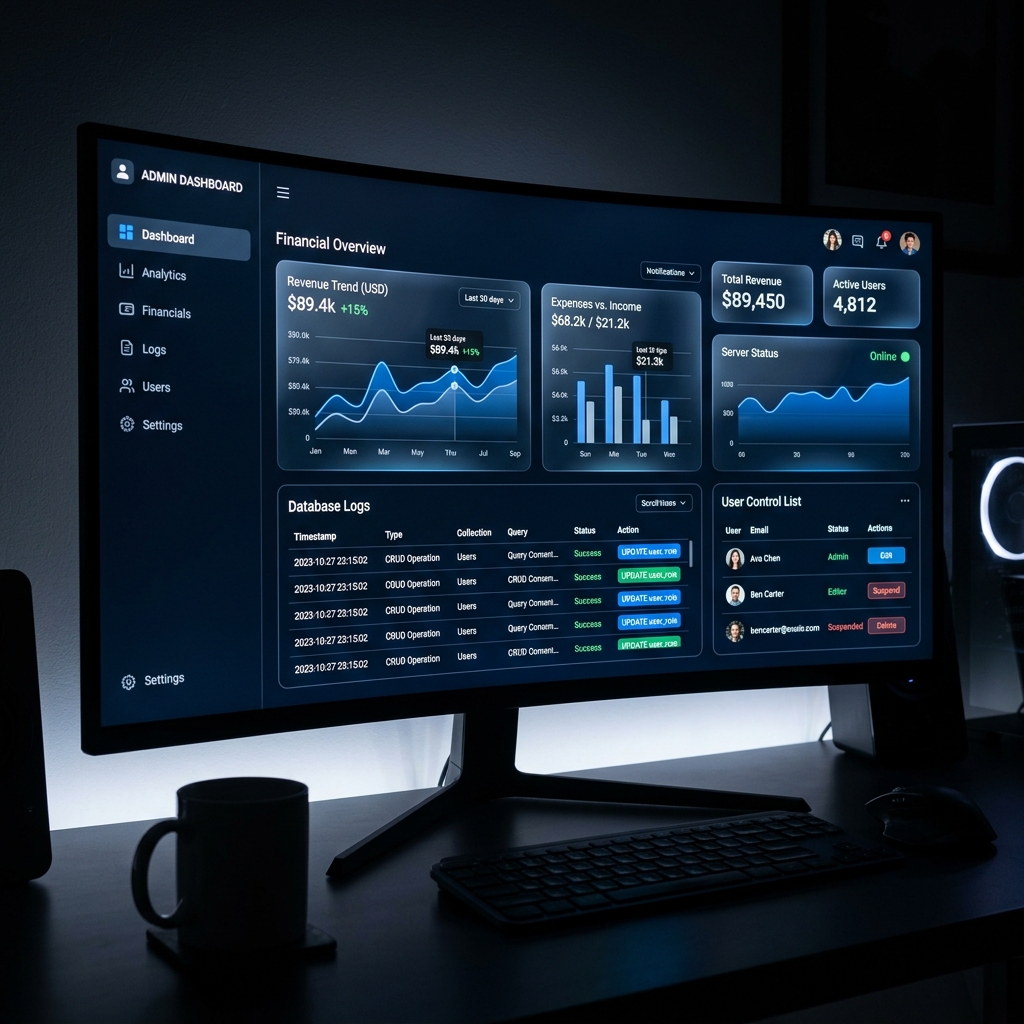 SaaS Admin Dashboard